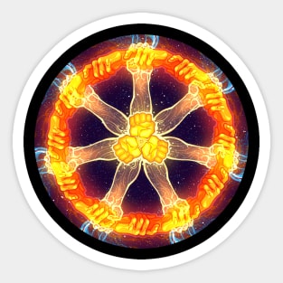 Cosmic Wheel Sticker